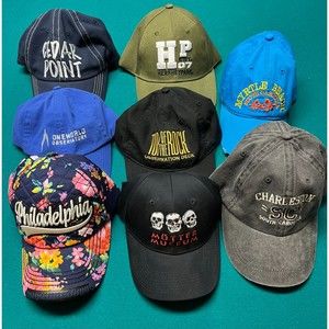 Group of 8 hats from New York, Philadelphia and other U.S. destinations